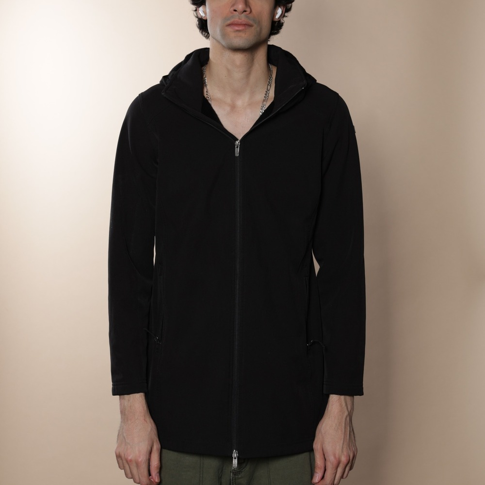 Avalanche Outdoor Supply Company Black Full Zip Hooded Softshell Jacket Womens L